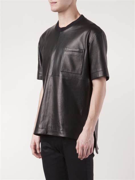 givenchy leather badge t shirt|Givenchy t shirt euro.